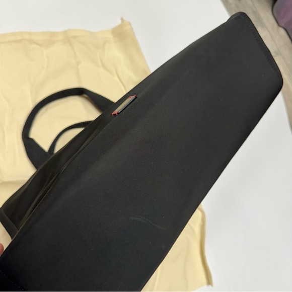 Frances Valentine New York Shopper Nylon Tote Bag Black Purse - Picture 7 of 9